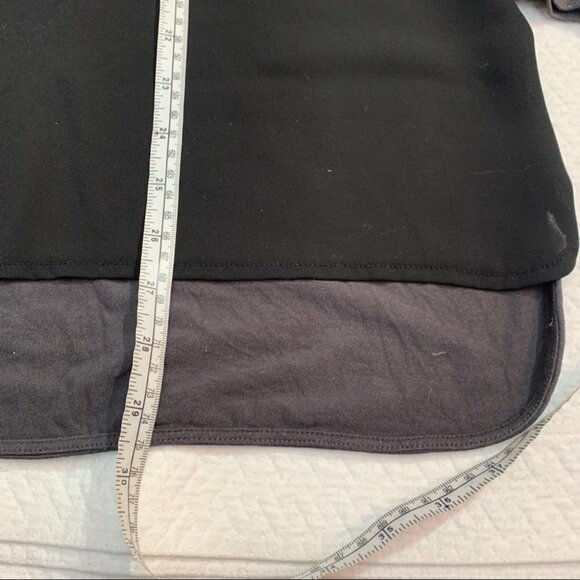 william Rast Black/Grey Long Sleeve Tunic T-shirt Top XS - Picture 7 of 8